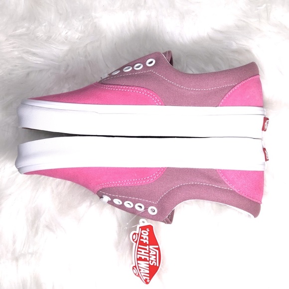 💗NWT!!! Vans Era Nostalgia Rose Low Suede Canvas Skate Shoe W 8 - Picture 5 of 8